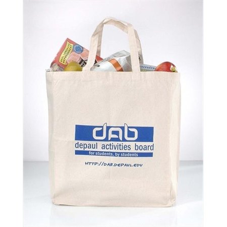 SUPERBAGLINE Superbagline QSB55 Natural Canvas Grocery Bag - Pack of 25 QSB55